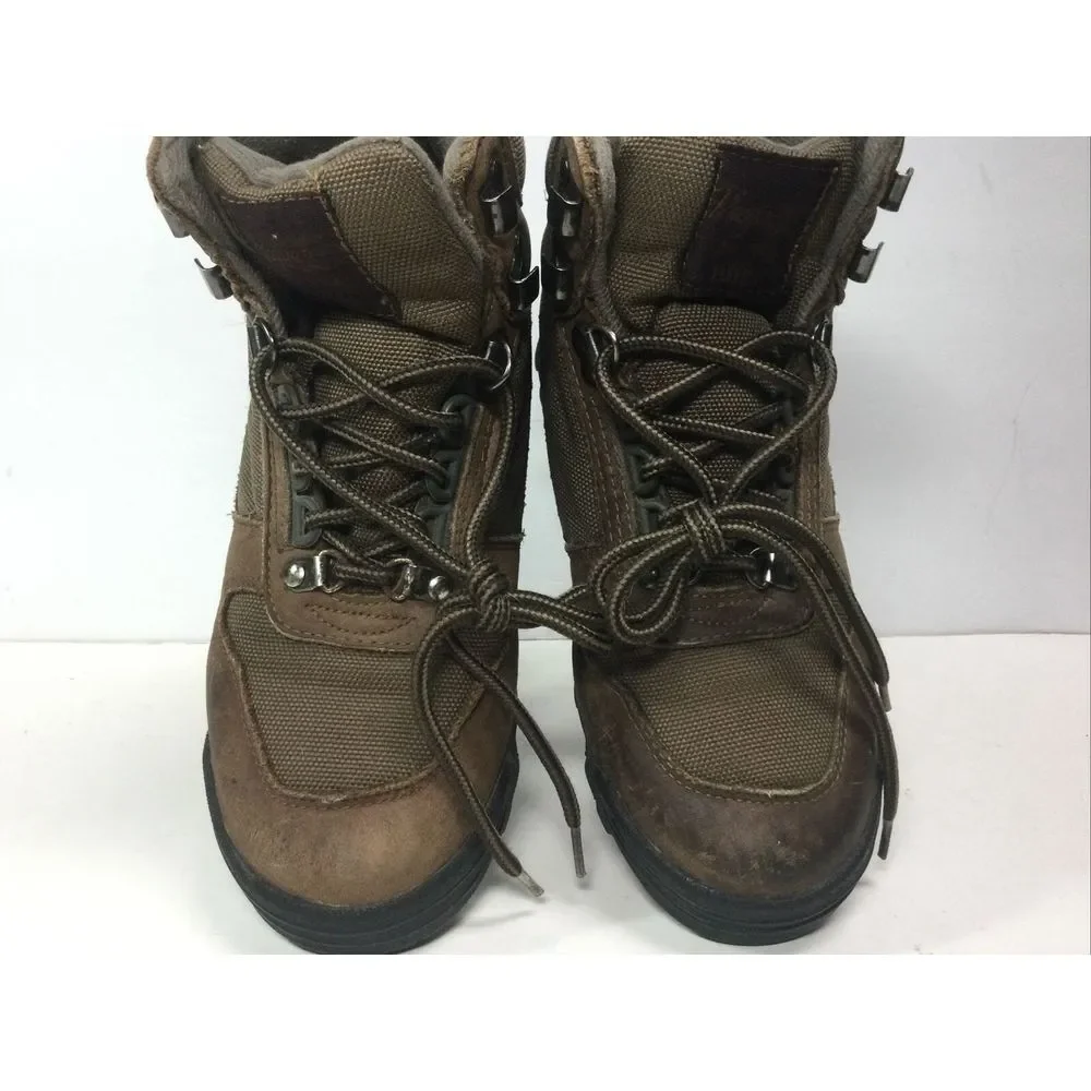 Vasque Alpha Mens Size 6.5 Hiking Boots 7429 Brown Leather / Nylon Lace Up Trail
